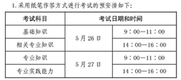 2020年医学影像技师考试时间