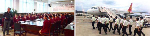 成都市机电工程学校航空服务人才培养班
